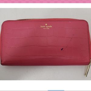 Kate spade leather wallet women￼